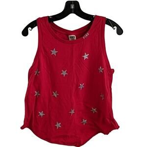 EUC VS Pink Red Crop Tank, M